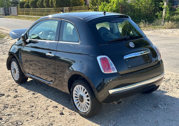 Fiat 500 cena 12000 przebieg: 54118, rok produkcji 2011 z Zalewo małe 106